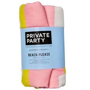 PRIVATE PARTY “Beach Please” Beach Towel
